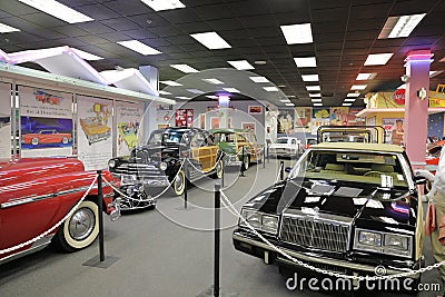 Miami Auto Museum at the Dezer Collection of automobiles and related memorabilia Editorial Stock Photo