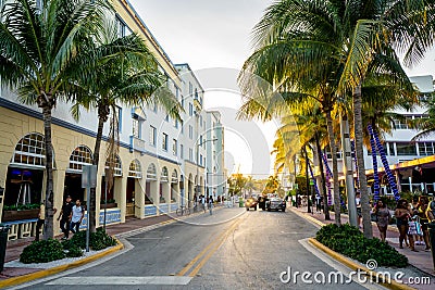 Miami Beach scene Spring Break 2021 Editorial Stock Photo