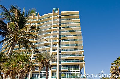 Miami condominium Stock Photo