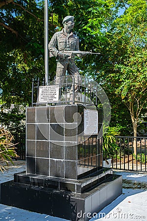 Miami Cuban Bay of Pigs Monument Editorial Stock Photo