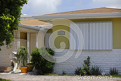 Miami FL getting ready for Hurricane Irma Editorial Stock Photo