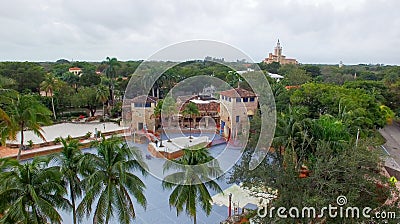 MIAMI, FLORIDA - FEBRUARY 23, 2016: Coral Gables Venetian Pool u Stock Photo