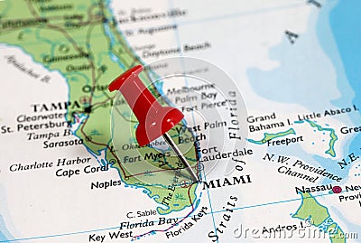 Miami in Florida, USA Stock Photo