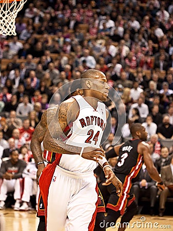 Miami Heat vs. Toronto Raptors Editorial Stock Photo