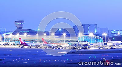 Miami Iternational Airport aircraft Editorial Stock Photo