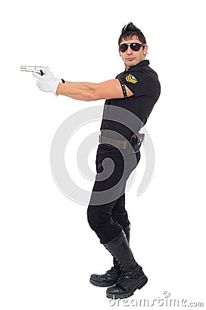 Miami police, the department of morals Stock Photo