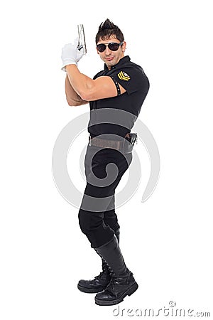 Miami police, the department of morals Stock Photo