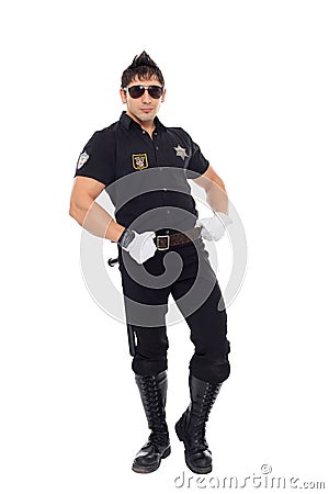 Miami police, the department of morals Stock Photo