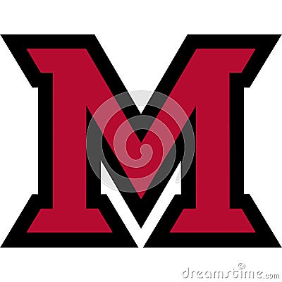 Miami redhawks sports logo Editorial Stock Photo