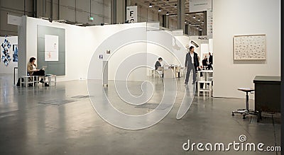 MiArt, International Exhibition of Modern and Contemporary Art Editorial Stock Photo