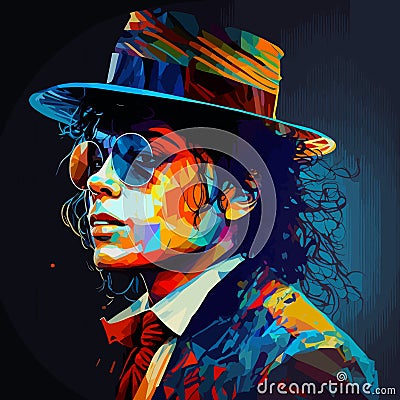 Michael Jackson King of pop music Editorial Stock Photo