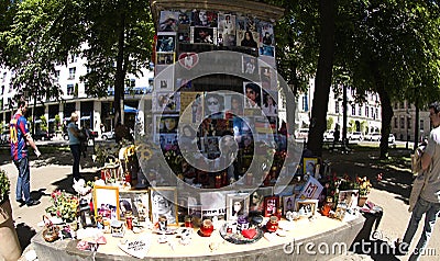 Michael Jackson memorial in Munich Editorial Stock Photo