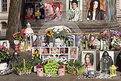 Michael Jackson Memorial in Munich Editorial Stock Photo