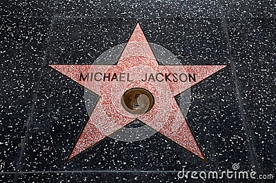 The Michael Jackson star Editorial Stock Photo