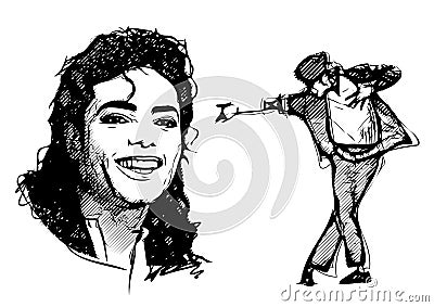 Michael jackson Vector Illustration