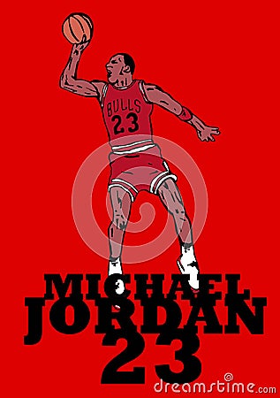 Michael Jordan 23 Editorial Stock Photo