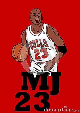 Michael Jordan Editorial Stock Photo
