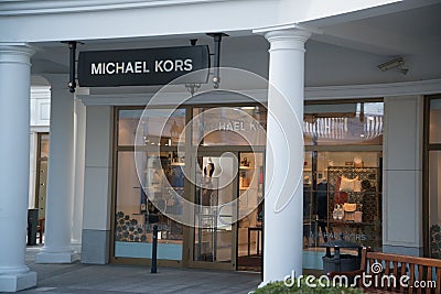 Michael Kors store in Parndorf, Austria. Editorial Stock Photo
