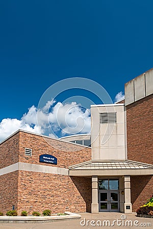 Micheels Hall and Furlong Gallery at University of Wisconsinâ€“Stout Editorial Stock Photo