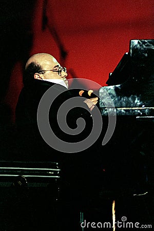 Michel Petrucciani , live concert at the 23rd National Eucharistic Congress Editorial Stock Photo