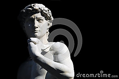 Michelangelo`s David Stock Photo