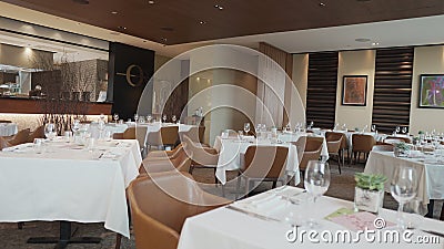 Michelin-starred restaurant, Osia. Singapore. 23 Sep 2017 Editorial Stock Photo