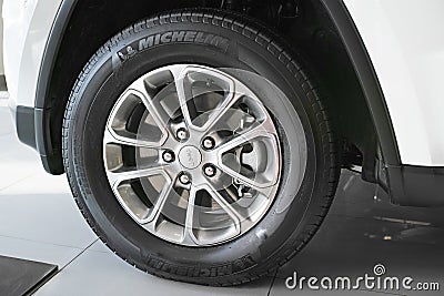 Michelin Tire Editorial Stock Photo