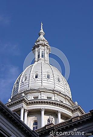 Michigan Capital Stock Photo