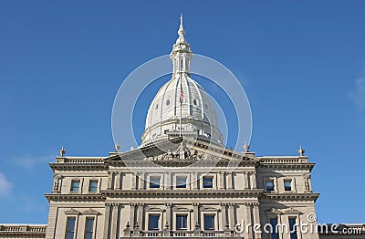 Michigan Capital Stock Photo