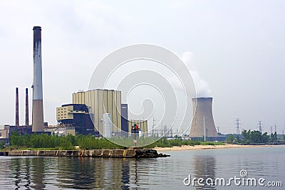 Michigan City Generating Station 827377 Editorial Stock Photo