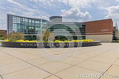 Michigan State University Campus Editorial Stock Photo
