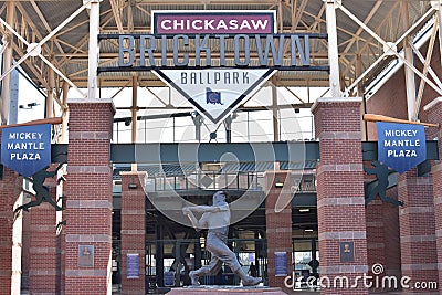 Chickasaw Bricktown Ballpark - Oklahoma City, Oklahoma Editorial Stock Photo