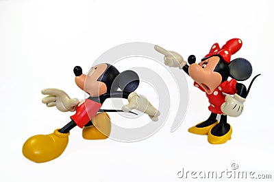 Mickey and Minnie mouse Editorial Stock Photo