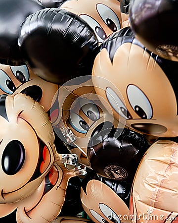 Mickey Mouse Balloons Editorial Stock Photo