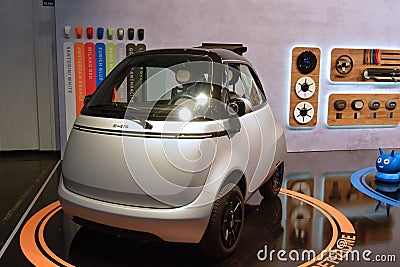 IAA Mobility 2021 - Microlino 2.0 Editorial Stock Photo