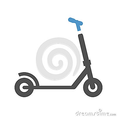 Micro scooter icon Vector Illustration