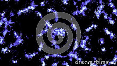 Microbes and worms background, biological abstract pattern. Design. Abstract moving worms under microscope. Stock Photo