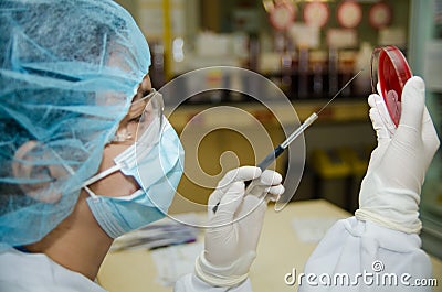 Microbiologist Stock Photo