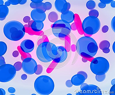 Microbiology Background Stock Photo