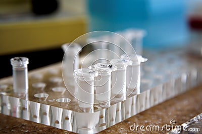 Microbiology science Stock Photo