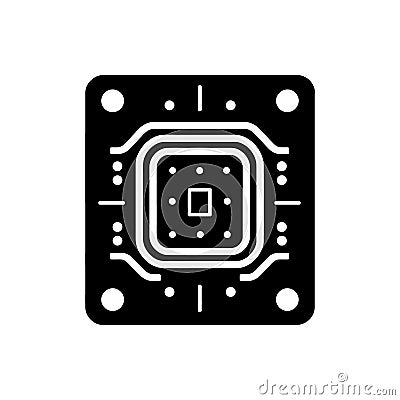 Microchip icon Vector Illustration