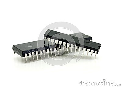 Microchips Stock Photo