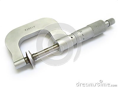 Micrometer isolated Stock Photo
