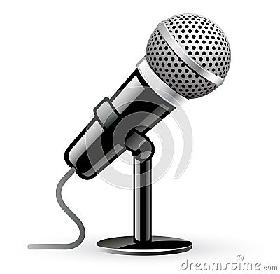 Microphone Vector Illustration