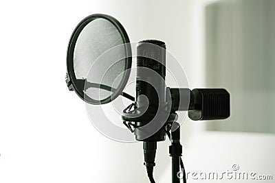 Microphone (condenser) Stock Photo