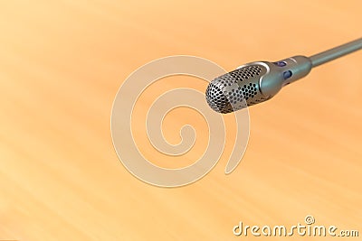 Microphone conference Stock Photo