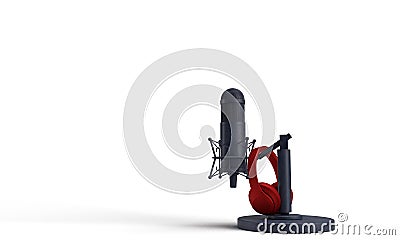 microphone headphone electronic sound audio technology communication radio voicemedia volume speaker talk song earphone digital Stock Photo