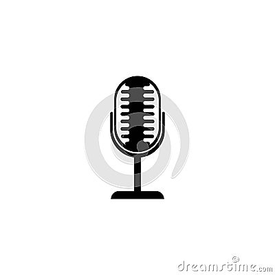 Microphone icon illustration Vector Illustration