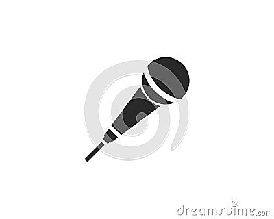 microphone icon Vector Illustration