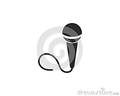 microphone icon Vector Illustration